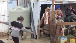 Syrian refugees struggle with the severe weather hitting Lebanon News Clip