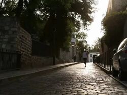 Montmartre 18th arrondissement Stock Footage