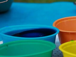 Easter Egg Coloring Stock Footage