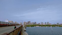 Boston bridge Stock Footage