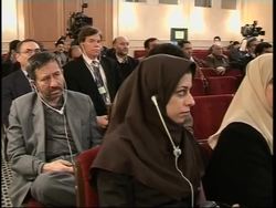 Second day of conference gathering deniers and sceptics of the Holocaust News Clip