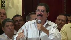 VOICED : Zelaya rechaza resultados oficiales News Clip