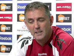 Interview Owen Coyle, Bolton Manager Stock Footage