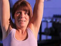 Gym Woman Stock Footage
