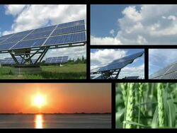 Solar Panel - Montage Stock Footage