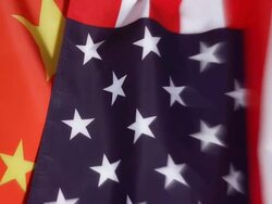 Overlapping superpowers Stock Footage