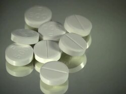 Paracetamol Pills turning. HD Stock Footage