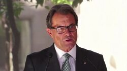 CLEAN : Catalonia president Mas hails Scotland's democratic referendum News Clip