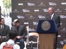 Rock and Roll Hall of Fame Makes A Special Announcement Stock Footage