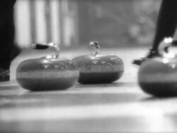 Curling at the Canadian Winter Games Stock Footage