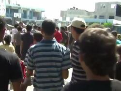 Notes warning of airstrike dropped at UN school News Clip