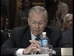Rumsfeld on troop deployment for border security News Clip