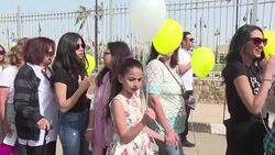 CLEAN : Thousands of Egypt Catholics gather for Pope mass (2) News Clip