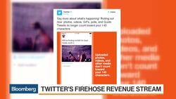 Twitter's 'Firehose' Plan to Be Profitable in 2017 News Clip