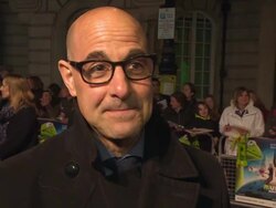 INTERVIEW - Stanley Tucci on working with The Muppets, the universal appeal at 'The Muppets: Most Wanted' VIP Gala Screening Stock Footage