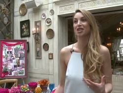 INTERVIEW - Whitney Port on her partnership with Wedding Paper Divas at Wedding Paper Divas Presents "Whitney Port's Love Story" Stock Footage