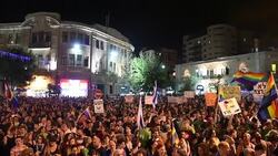CLEAN : LGBT protest in Jerusalem after hate crimes by Jews News Clip