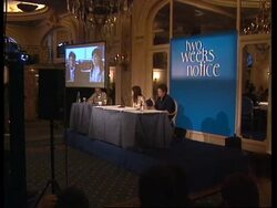 'Two Week's Notice' Press Conference (E) Instructional Video