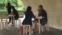 CLEAN : Londons 2014 Serpentine Pavilion opens News Clip
