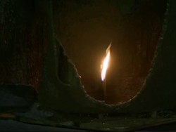 Candle Burning In Yad Vashem Memorial News Clip