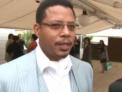 INTERVIEW: Terrence Howard on what question he would ask Nelson Mandela if he met him at the Winnie Cocktail Party: Cannes Film Festival 2010 at Cannes . (Footage by WireImage Video/GettyImages) Stock Footage