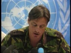 Bosnia - Briefing By Vernon, Janowski &amp; Eagleton News Clip