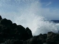 Rough Coast Stock Footage