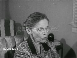 1952: PAINTING GROUP: VS Two women of Baltimore Women's Club painting still life, WS Members of club sitting w/ Mrs. Kent SOT talking about 'The Penny Art Fund' works, a penny donated by each member to help send a young artist to school. Instructional Video