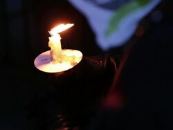 Immigration Reform Demonstrators Hold Candlelight Vigil Stock Footage
