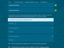 ACA Obama Care online application process Stock Footage