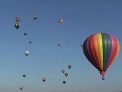 Hot Air balloons Stock Footage