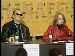 Jack Nicholson and Diane Keaton are asked strange questions News Clip