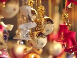 Christmas balls Stock Footage