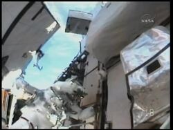 Astronauts continue to assemble Japanese lab module on ISS News Clip