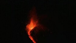 Raw: Mount Etna Erupts in Fiery Show of Lava Instructional Video