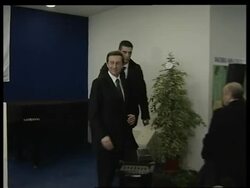 WRAP Papal health bulletin, Fini visits hospital, Vatican newspaper News Clip