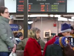 Winter Snow Storm Hammers Northeastern US Stock Footage