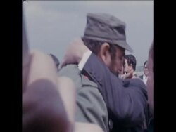 SYND 22-6-72 CASTRO VISITS PRAGUE News Clip