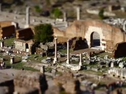 Roman Forum Panning Video HD Stock Footage