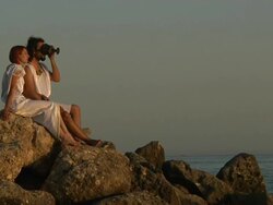 Ancient Roman Sunset Stock Footage