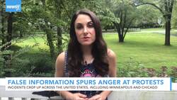 False Information Escalates Anger At Protests Across The United States News Clip