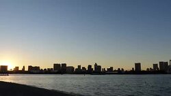 Rainbow Bridge Timelapse, Tokyo, Japan Stock Footage