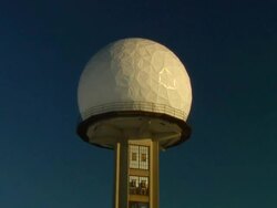 doppler radar station Stock Footage