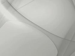 (Loop) Dynamic Geometrical Silver Curves Stock Footage