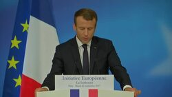 Macron wants shared European defence plan News Clip