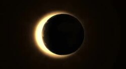Solar Eclipse - Horizontal Stock Footage