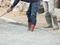 cement worker Stock Footage
