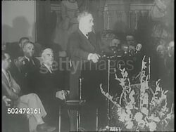 FDR Addresses Brotherhood Of Teamsters News Clip