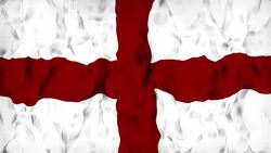 England Flag Stock Footage