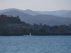 View of Baracoa city and mountains on the background, Cuba Stock Footage
